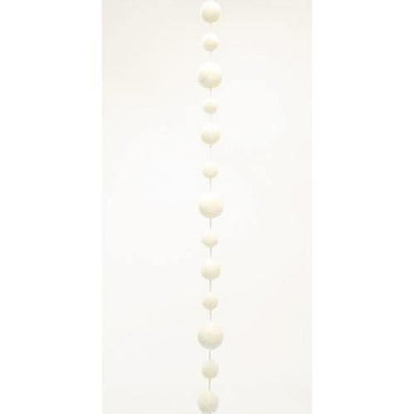 Snowball Garland, 5ft - The Fox Decor